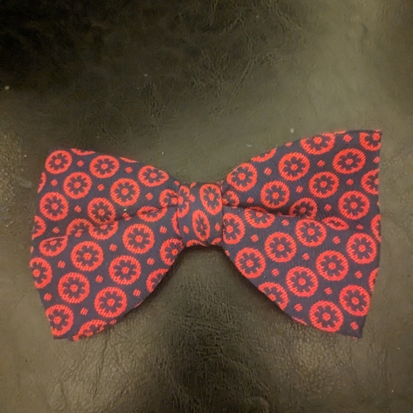 Vintage 1950s Clip on Bowtie Wembley Ormond Royal-Rust - Picture 3 of 10